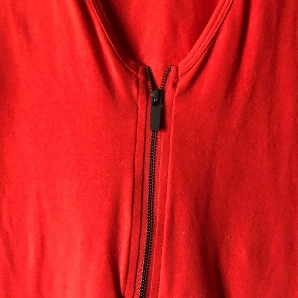 Torrid Orange Chic Top w/ Zipper Front - Picture 5 of 7